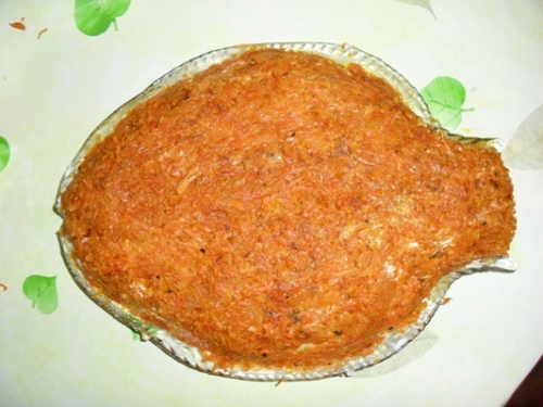 Заключний морквяний шар