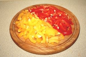 нарізаємо перець