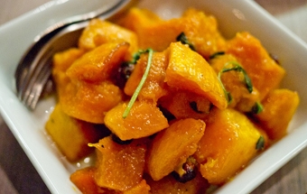 запечений гарбуз з медом