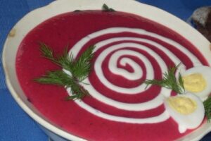 Суп-пюре з буряка