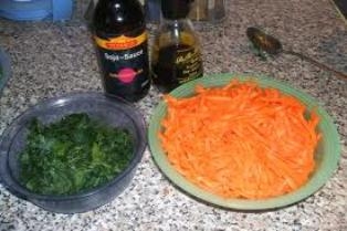 беремо овочі та м'ясо