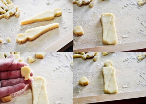 Вирізаємо з тіста печиво різних форм