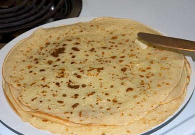 млинці з маслом