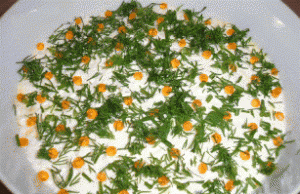 Салат "Перлина в траві"