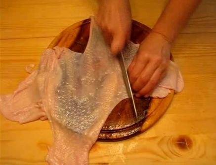 розрізаємо шкірку