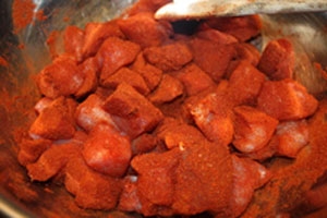 м'ясо зі спеціями