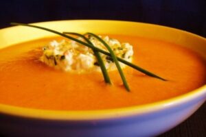 Суп-пюре з солодкого перцю