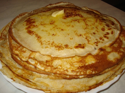 млинці в пляшці