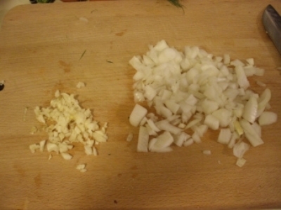 нарізаємо овочі