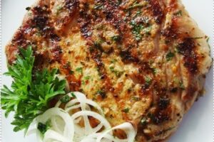 Стейк зі свинини в духовці