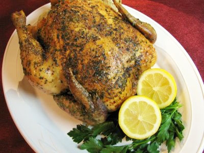 курка в духовці