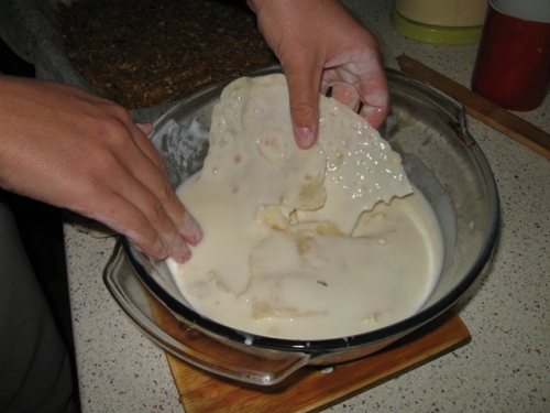 лаваш в кефірі