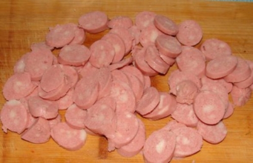 сосиски кружечками