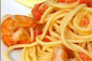 Паста з креветками