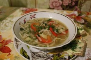 Азіатський суп з Локшиної