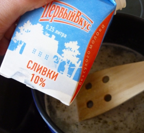 додаємо вершки