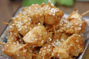 курячі Шашлички в кунжуті
