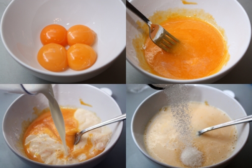 збиваємо жовтки