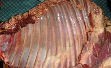 Нарізаємо ребра 