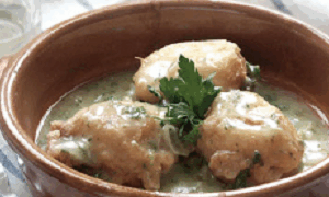 Картопляний соус із зеленню до страв з курки