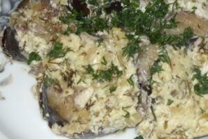 Баклажани в сметані