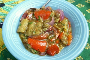 Салат з печених овочів