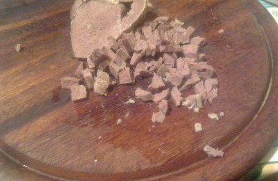 нарізаємо варене серце