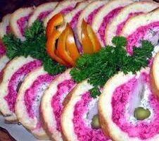 Шуба в млинцях