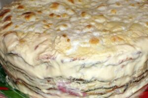 Торт листковий вершковий «Сашка»