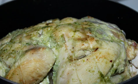 курка в духовці