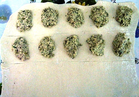 начинка на тесті