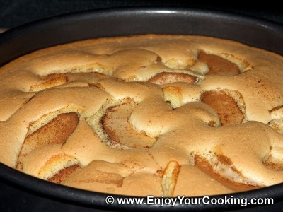 бісквіт з яблуками