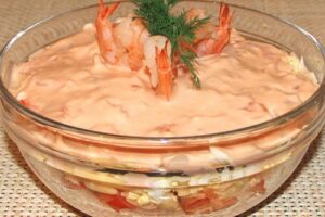 Салат «Рожевий фламінго»