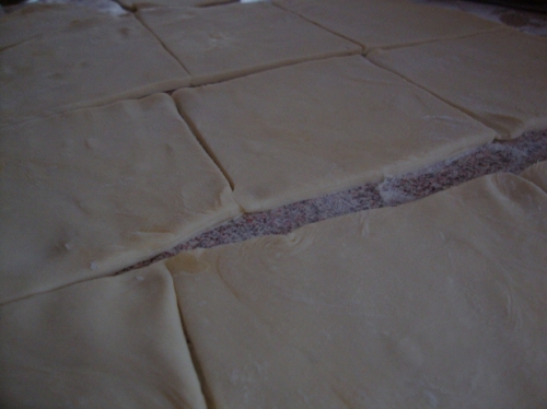 квадрати з тіста