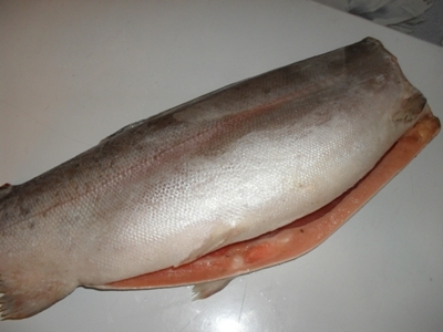 форель очищена