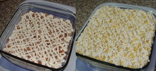 Викладаємо салат шарами