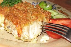 Тілапія під хлібною скоринкою