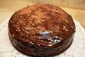 Бісквіт на окропі шоколадний