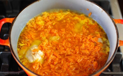 морква з куркою
