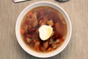 Грибний суп годуючій мамі