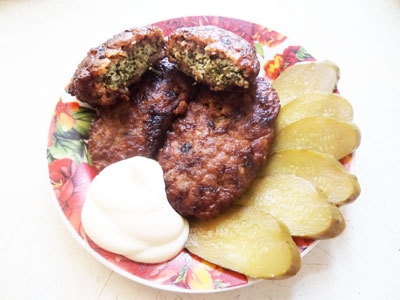 зрази на столі