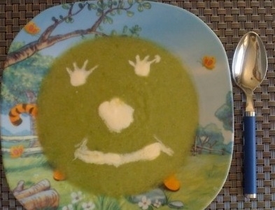 Прикрашений суп-пюре для дітей