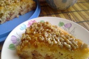 Мокрий яблучний пиріг