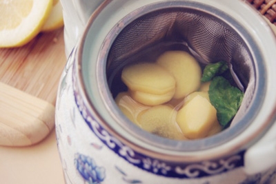 проціджений чай