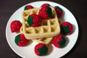 Вафельні полунички