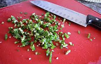 подрібнюємо перець чилі