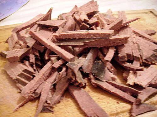 печінку подрібнюємо