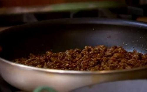 обсмажуємо фарш