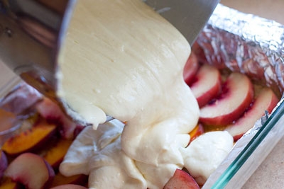 сирна маса на персиках