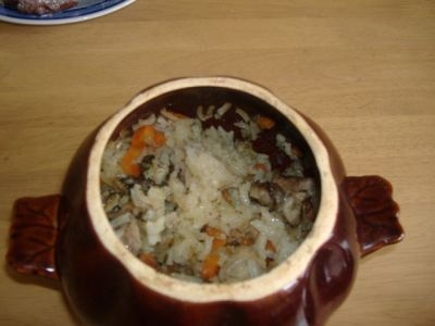 плов в горщиках